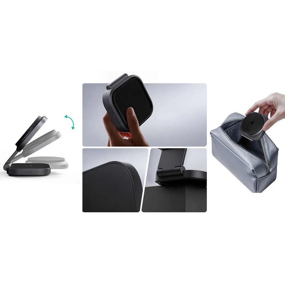 Magnetyczna ładowarka bezprzewodowa 15W Aukey P178133X 4 Magnetyczna ładowarka bezprzewodowa 15W Aukey P178133X