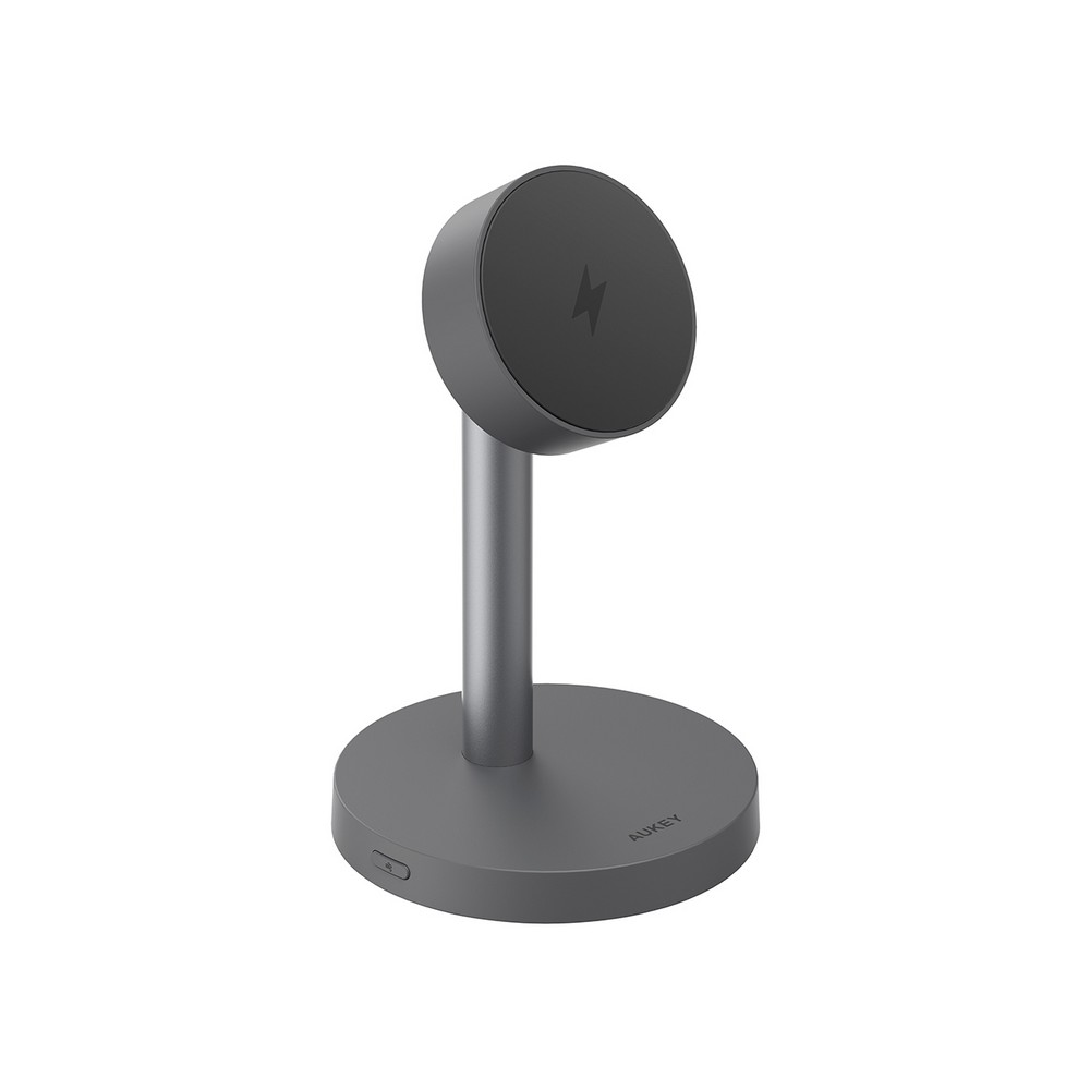 Magnetyczna ładowarka bezprzewodowa 25W Aukey P178139X grafitowy