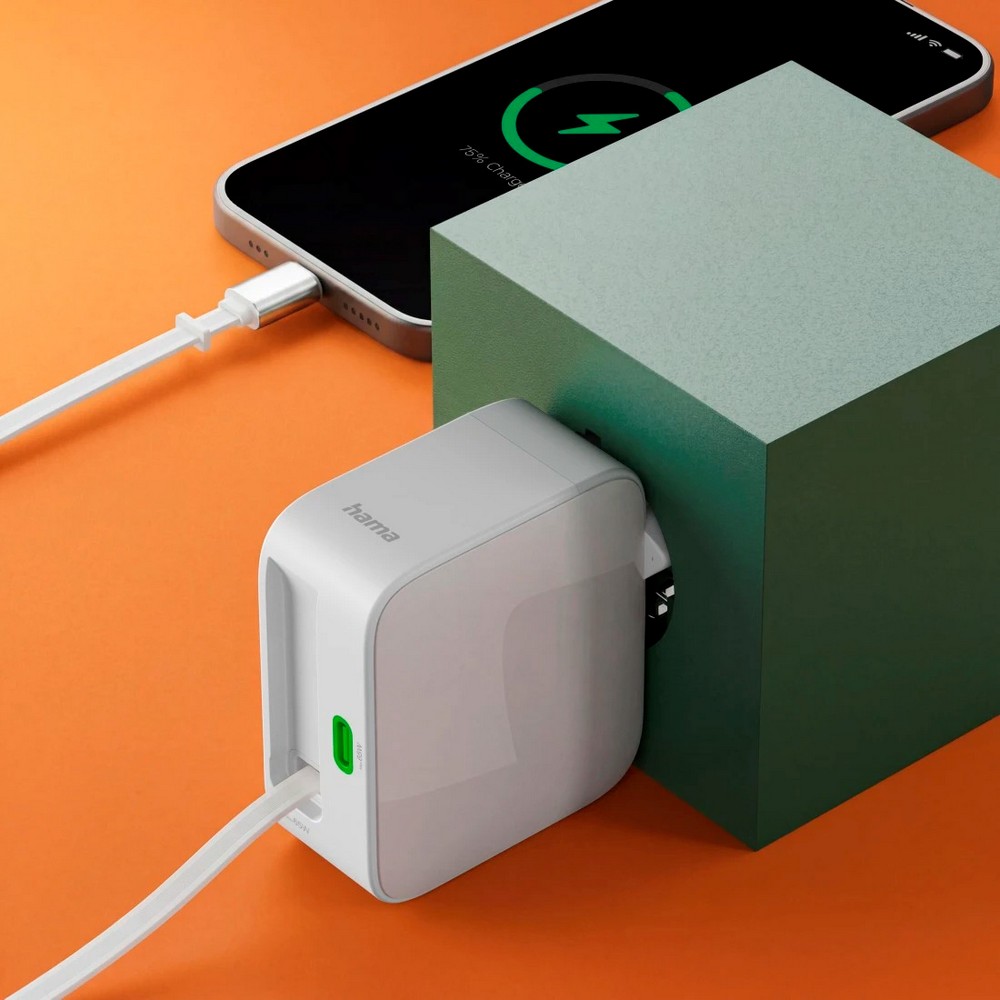 Ładowarka ścienna 65W ze zwijanym kablem Hama P178144X 7 Ładowarka ścienna 65W ze zwijanym kablem Hama P178144X