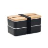 Lunch box z PP z P051095O czarny