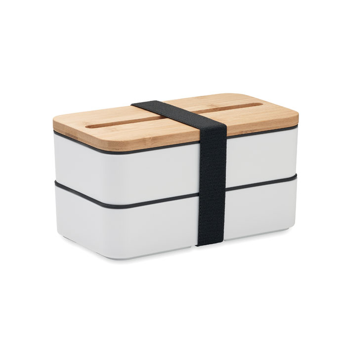 Lunch box z PP z P051095O bialy