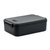 Lunch box z PP z rec. 2200 ml P067358O czarny Lunch box z PP z rec. 2200 ml P067358O czarny