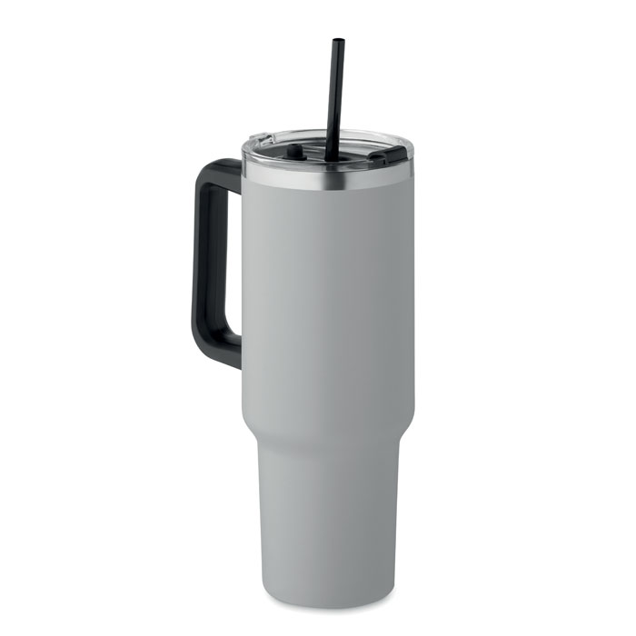 Kubek dwuściankowy 1200 ml P063774O szary
