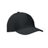 5-panel czapka z daszkiem 180gr P100743O czarny