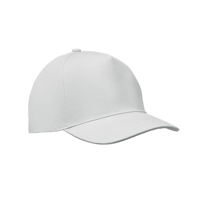 5-panel czapka z daszkiem 180gr P100743O bialy