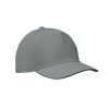 5-panel czapka z daszkiem 180gr P100743O szary