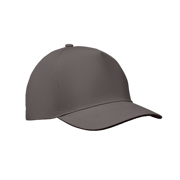 5-panel czapka z daszkiem 180gr P100743O kamienny szary