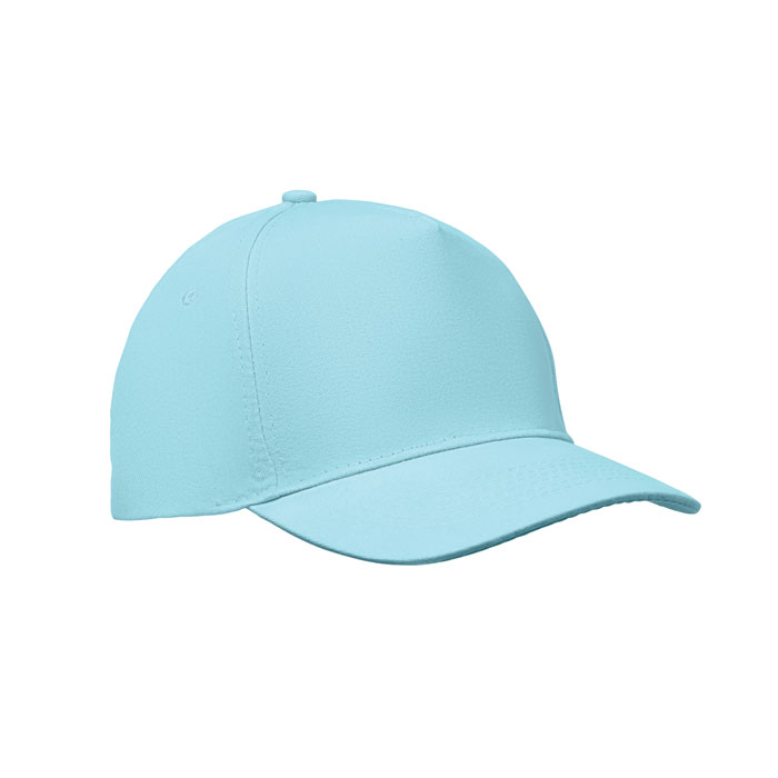 5-panel czapka z daszkiem 180gr P100743O baby blue