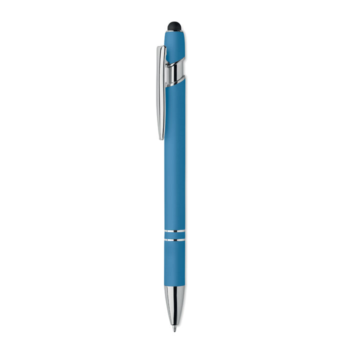 Długopis z rysikiem aluminium P147167O turkusowy