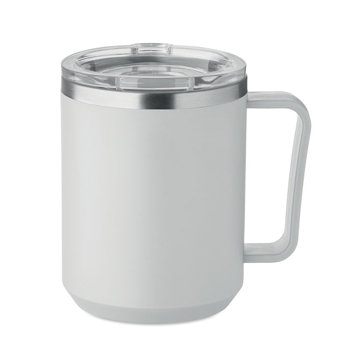 Kubek z 2 ściankami 400 ml P147472O szary Kubek z 2 ściankami 400 ml P147472O szary