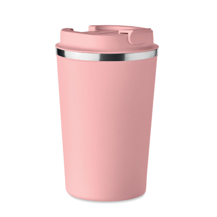 Dwuścienny kubek 350 ml P017688O dziecięcy róż Dwuścienny kubek 350 ml P017688O dziecięcy róż