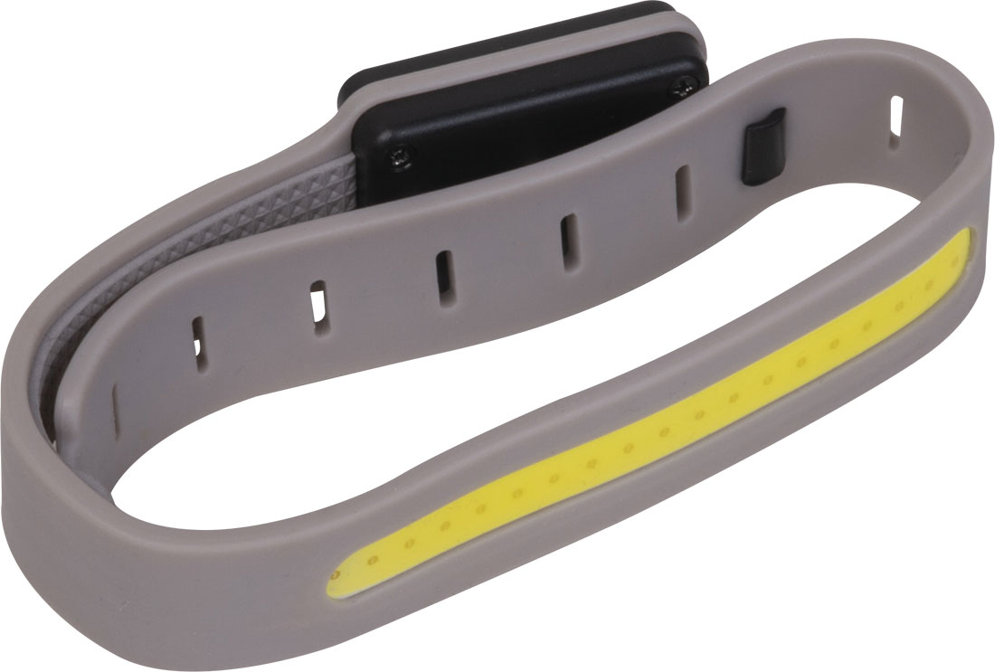 Opaska do biegania z lampką COB DOHA P179951G