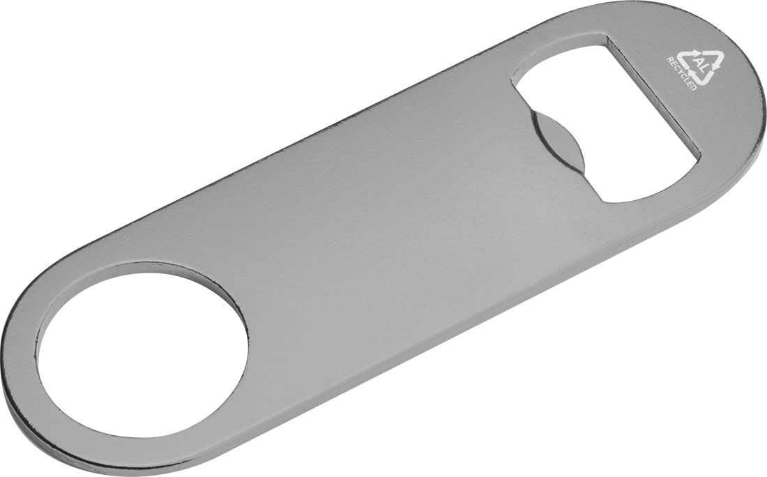 Otwieracz do butelek z aluminium z recyklingu TRABZON P179830G szary