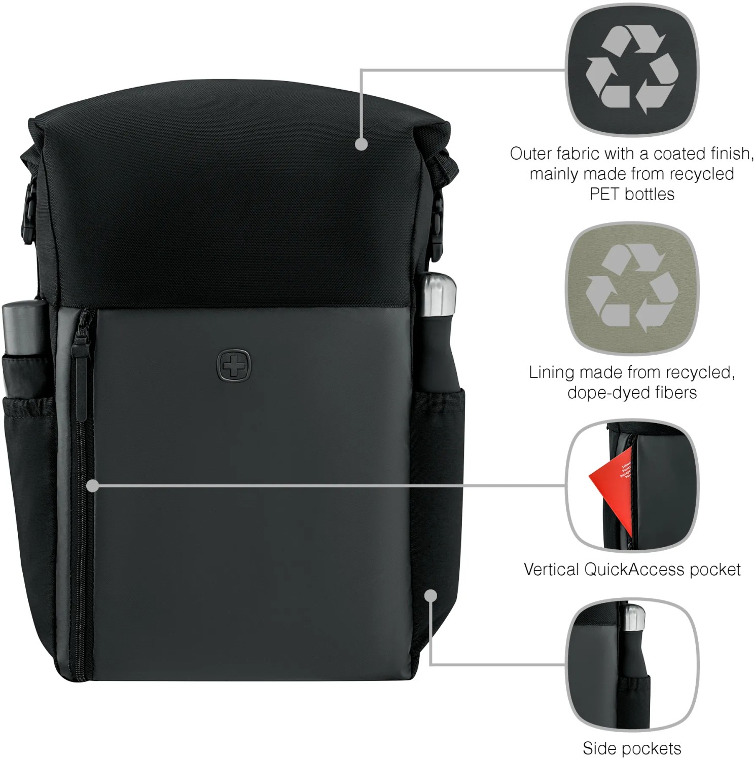 Plecak na laptopa Roll-Top 16'' Wenger P178515G