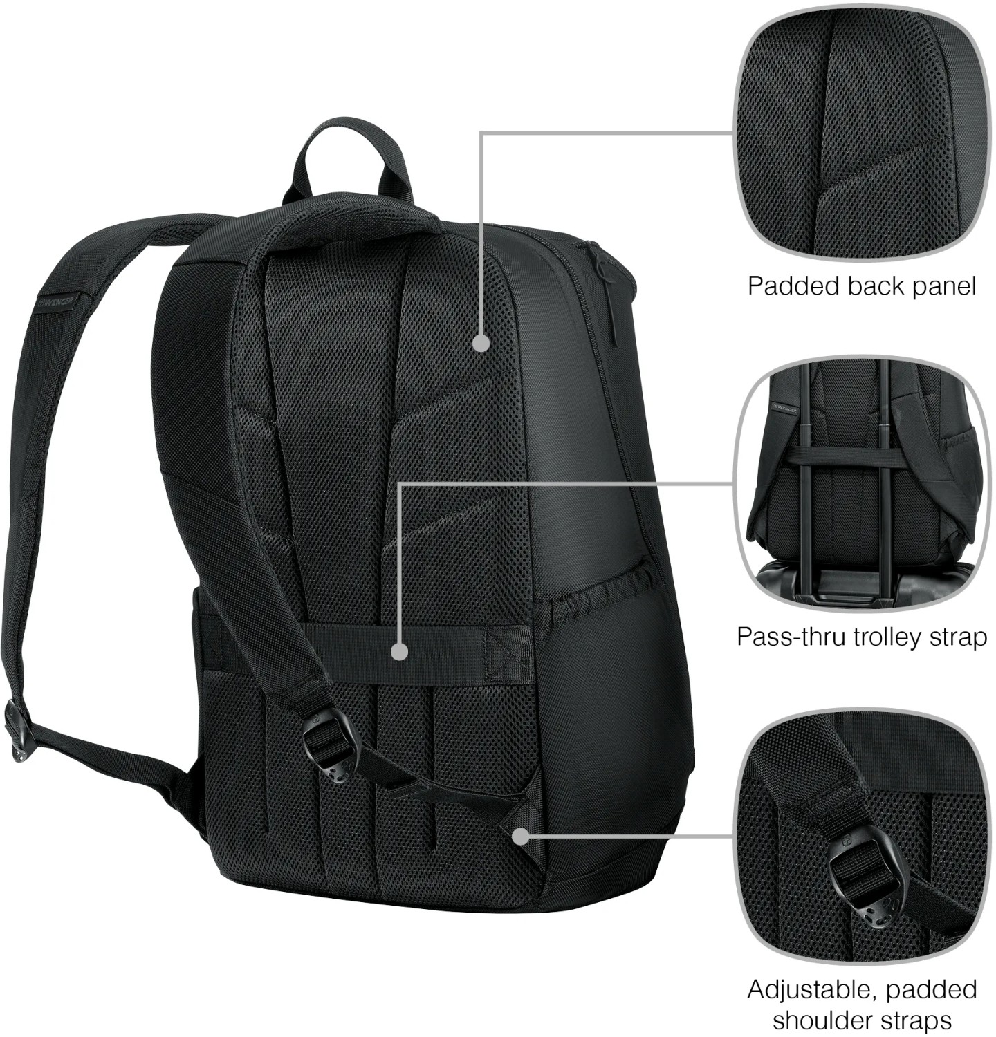 Plecak na laptopa UrbanOne 16'' Wenger P178514G 9 Plecak na laptopa UrbanOne 16'' Wenger P178514G