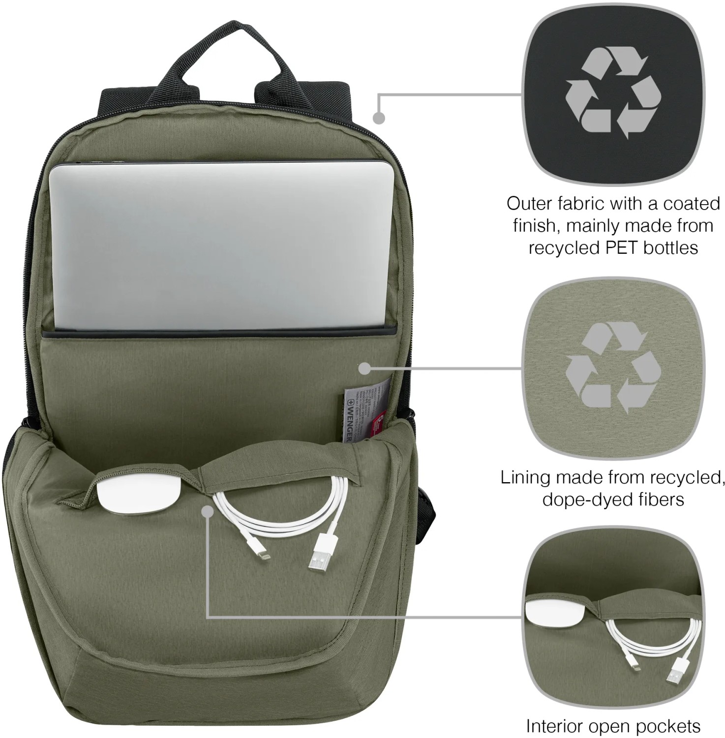 Plecak na laptopa UrbanOne Light 14'' Wenger P178516G