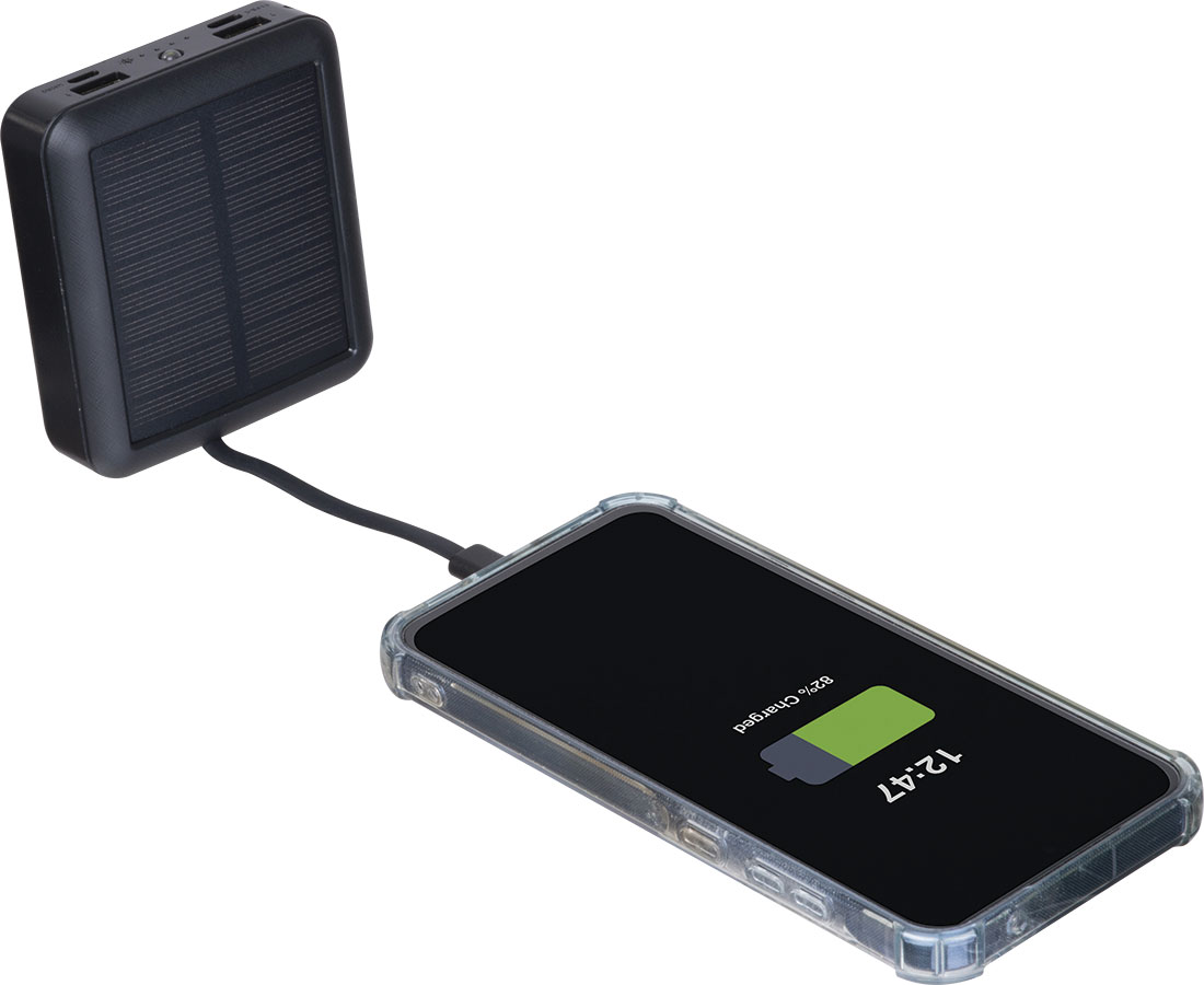 Power bank solarny, z recyklingu 10 000 mAh CRETE P179945G