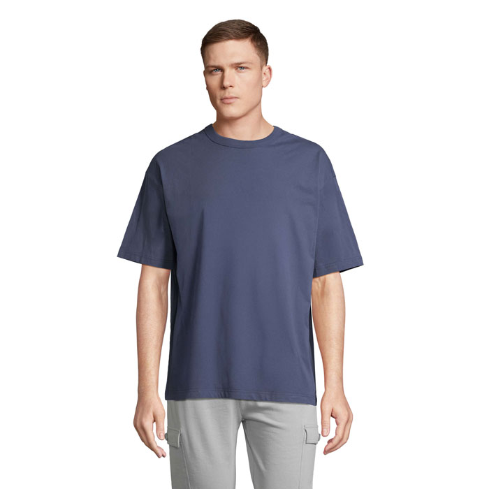 BOXY MEN T-SHIRT OVERSIZE P125756O denim