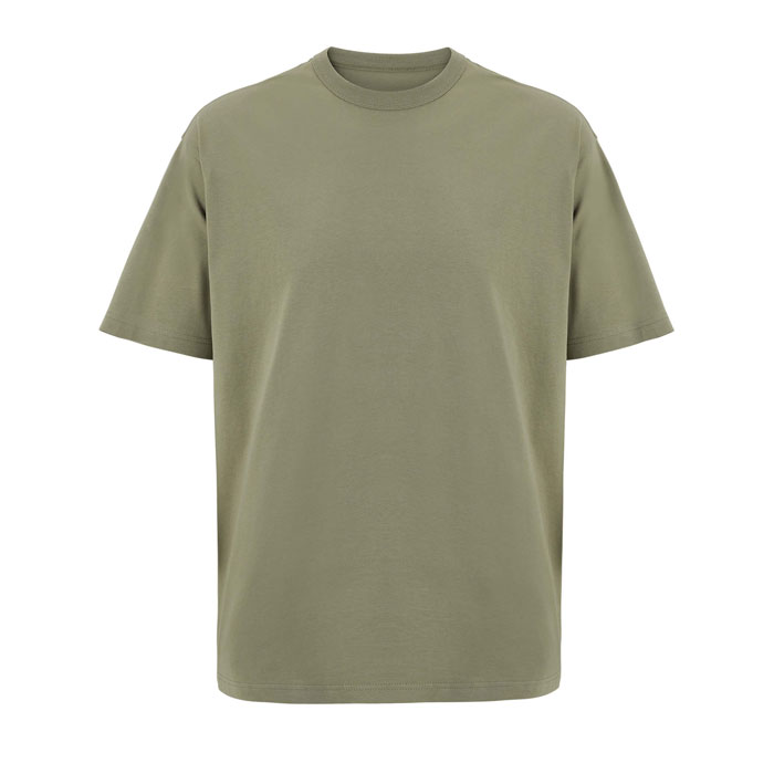 BOXY MEN T-SHIRT OVERSIZE P125756O khaki