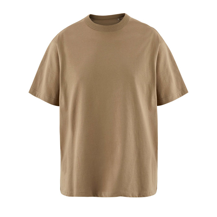 BOXY MEN T-SHIRT OVERSIZE P125756O umber
