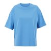 BOXY WOMEN T-SHIRT OVERSIZE P125791O azure