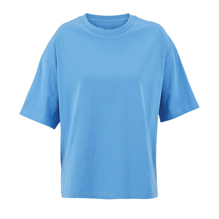 BOXY WOMEN T-SHIRT OVERSIZE P125791O azure