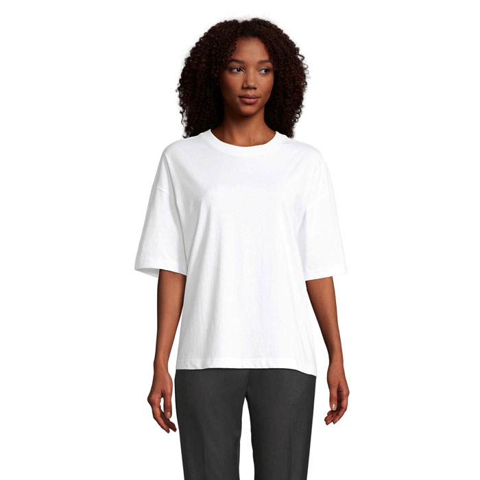 BOXY WOMEN T-SHIRT OVERSIZE P125791O MI-S03807-W BOXY WOMEN T-SHIRT OVERSIZE P125791O MI-S03807-W