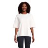 BOXY WOMEN T-SHIRT OVERSIZE P125791O off / white