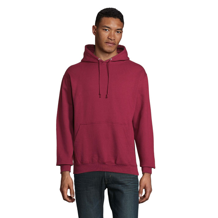 CONDOR Uni Bluza z kapturem P126020O burgundy CONDOR Uni Bluza z kapturem P126020O burgundy