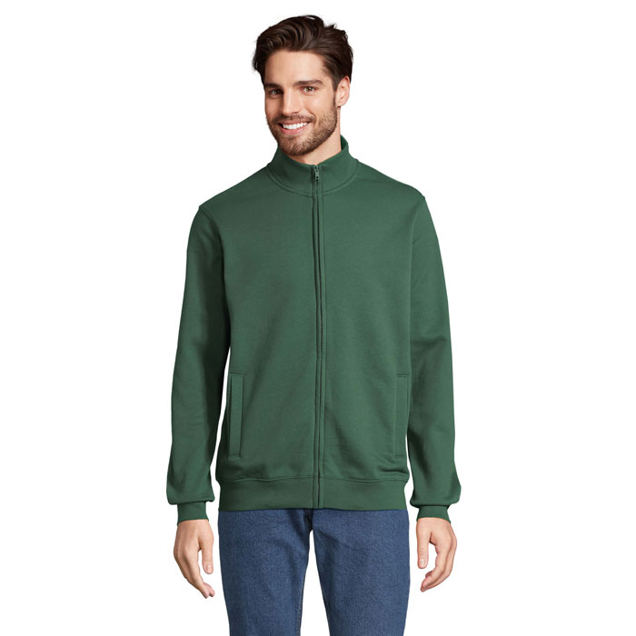 COOPER Bluza z zamkiem P158361O ciemno / zielony COOPER Bluza z zamkiem P158361O ciemno / zielony