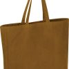 Torba bawełniana z recyklingu, z długimi uszami 320 g/m2 MANHATTAN P179998G brązowy