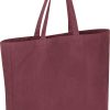 Torba bawełniana z recyklingu, z długimi uszami 320 g/m2 MANHATTAN P179998G bordowy