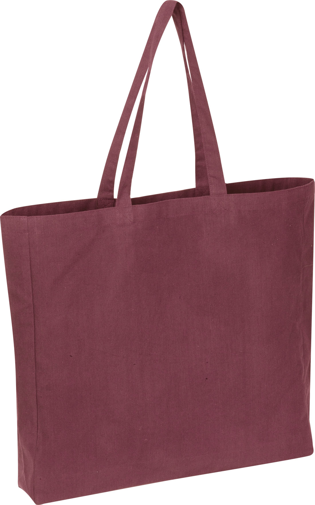 Torba bawełniana z recyklingu, z długimi uszami 320 g/m2 MANHATTAN P179998G bordowy