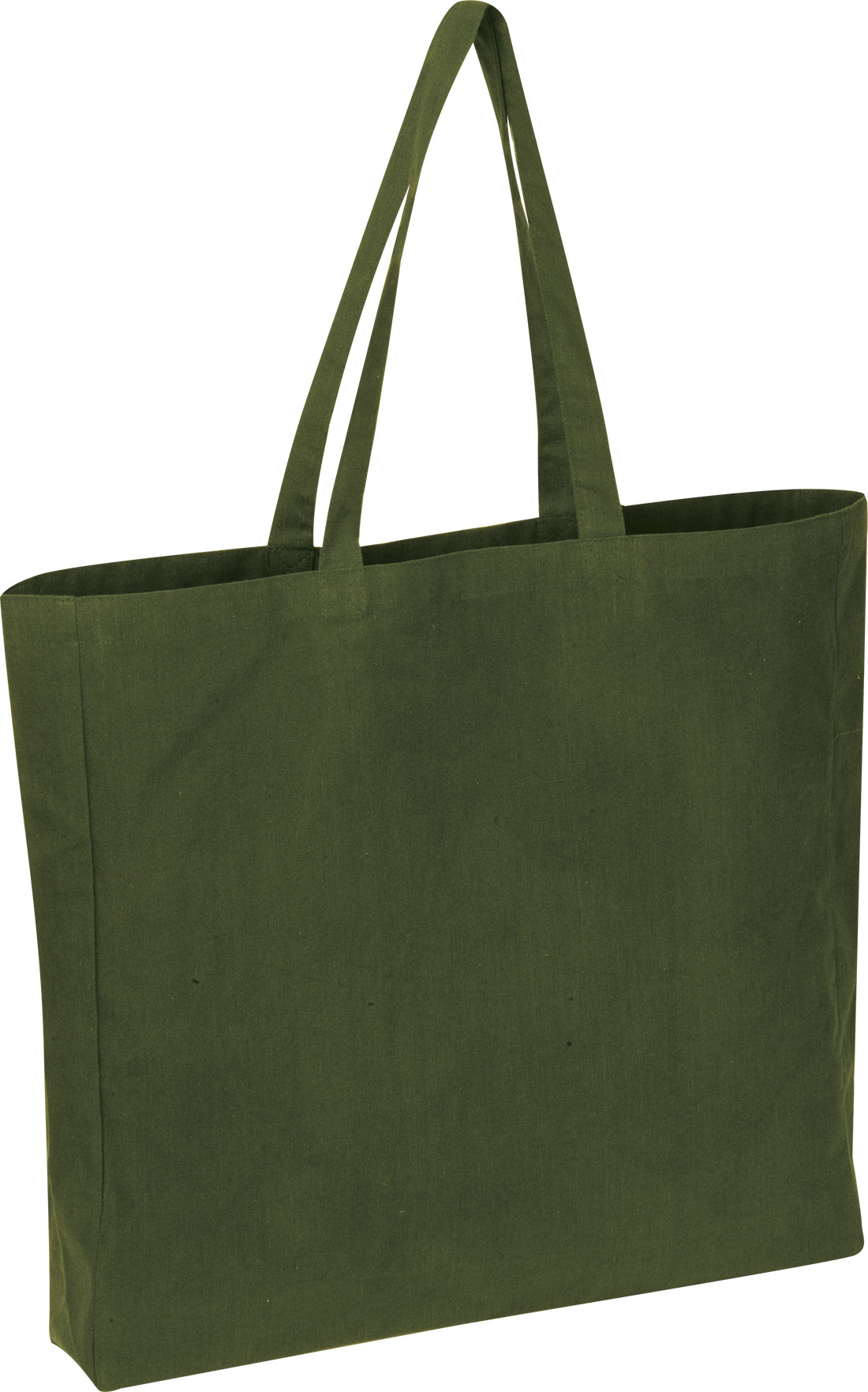 Torba bawełniana z recyklingu, z długimi uszami 320 g/m2 MANHATTAN P179998G oliwkowy