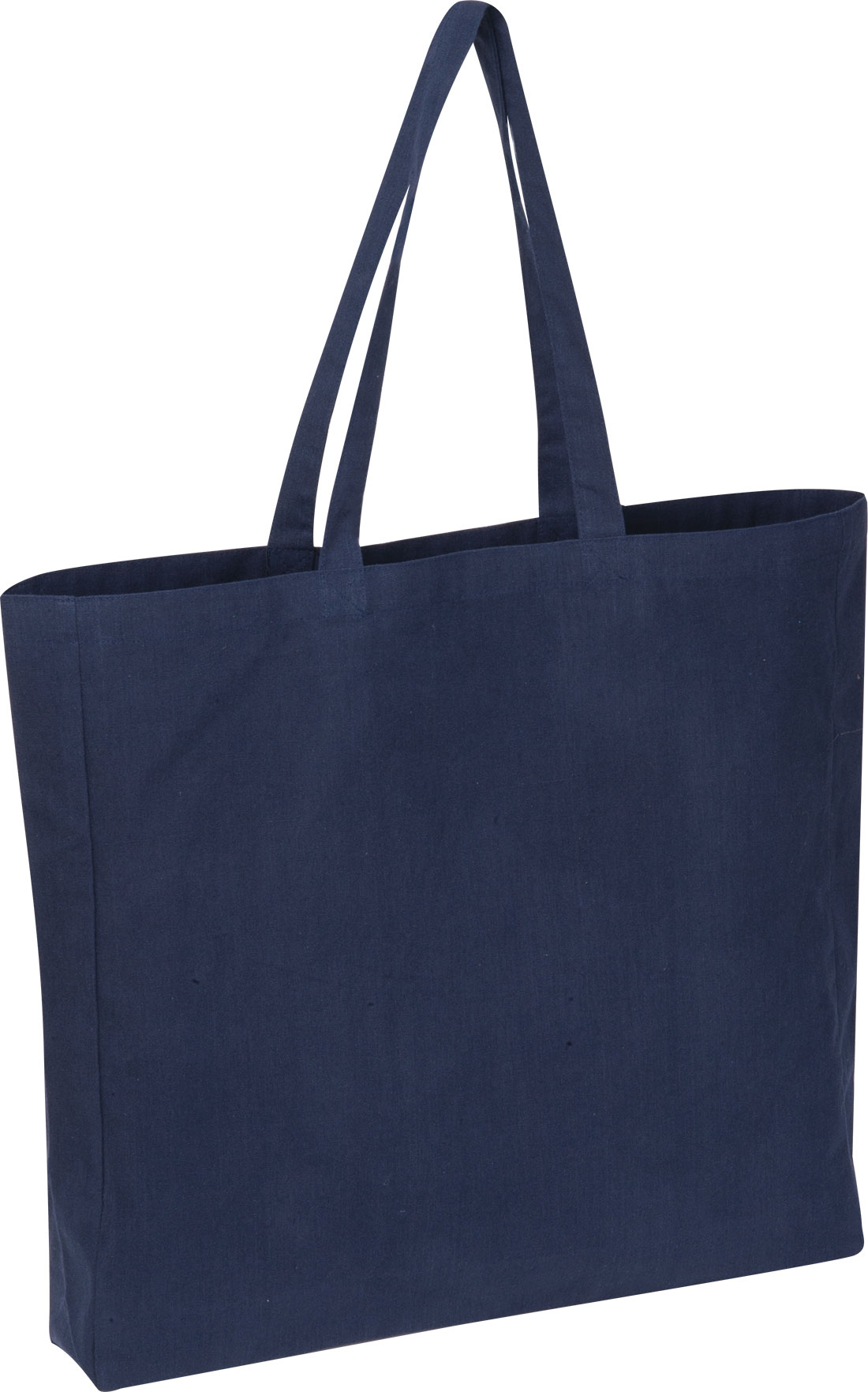 Torba bawełniana z recyklingu, z długimi uszami 320 g/m2 MANHATTAN P179998G granatowy