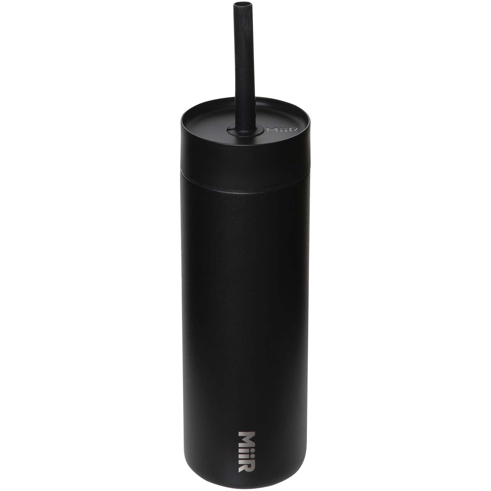 MiiR Sipper butelka na wodę o pojemności 473 ml ze słomką P181589C czarny MiiR Sipper butelka na wodę o pojemności 473 ml ze słomką P181589C czarny