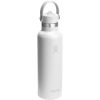 Butelka na wodę Hydro Flask Standard Mouth, pojemność 621 ml, izolowana, ze stali nierdzewnej P181621C biały Butelka na wodę Hydro Flask Standard Mouth, pojemność 621 ml, izolowana, ze stali nierdzewnej P181621C biały