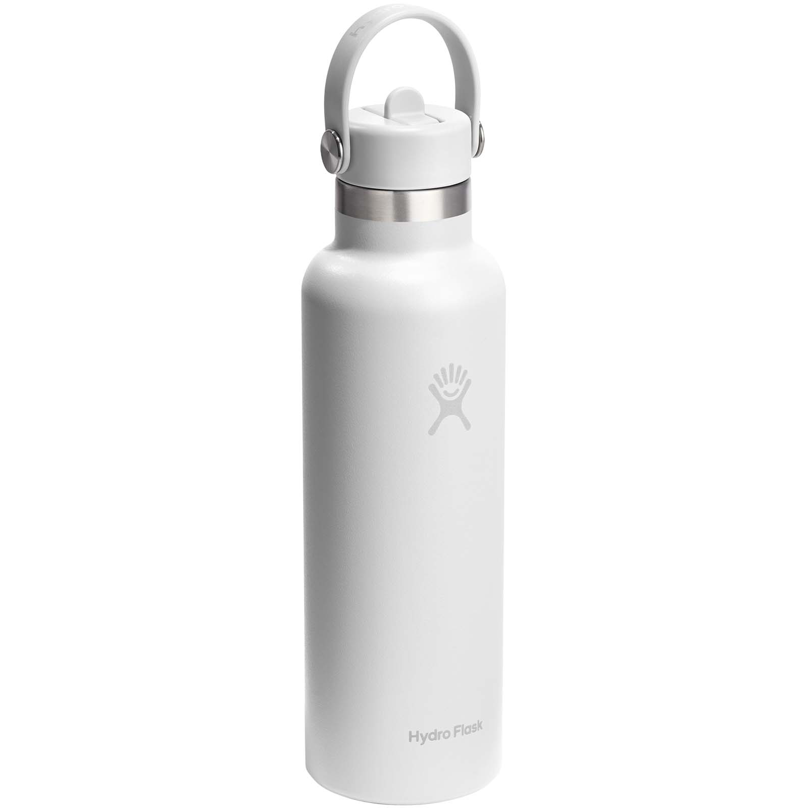 Butelka na wodę Hydro Flask Standard Mouth, pojemność 621 ml, izolowana, ze stali nierdzewnej P181621C PFC-100990-W