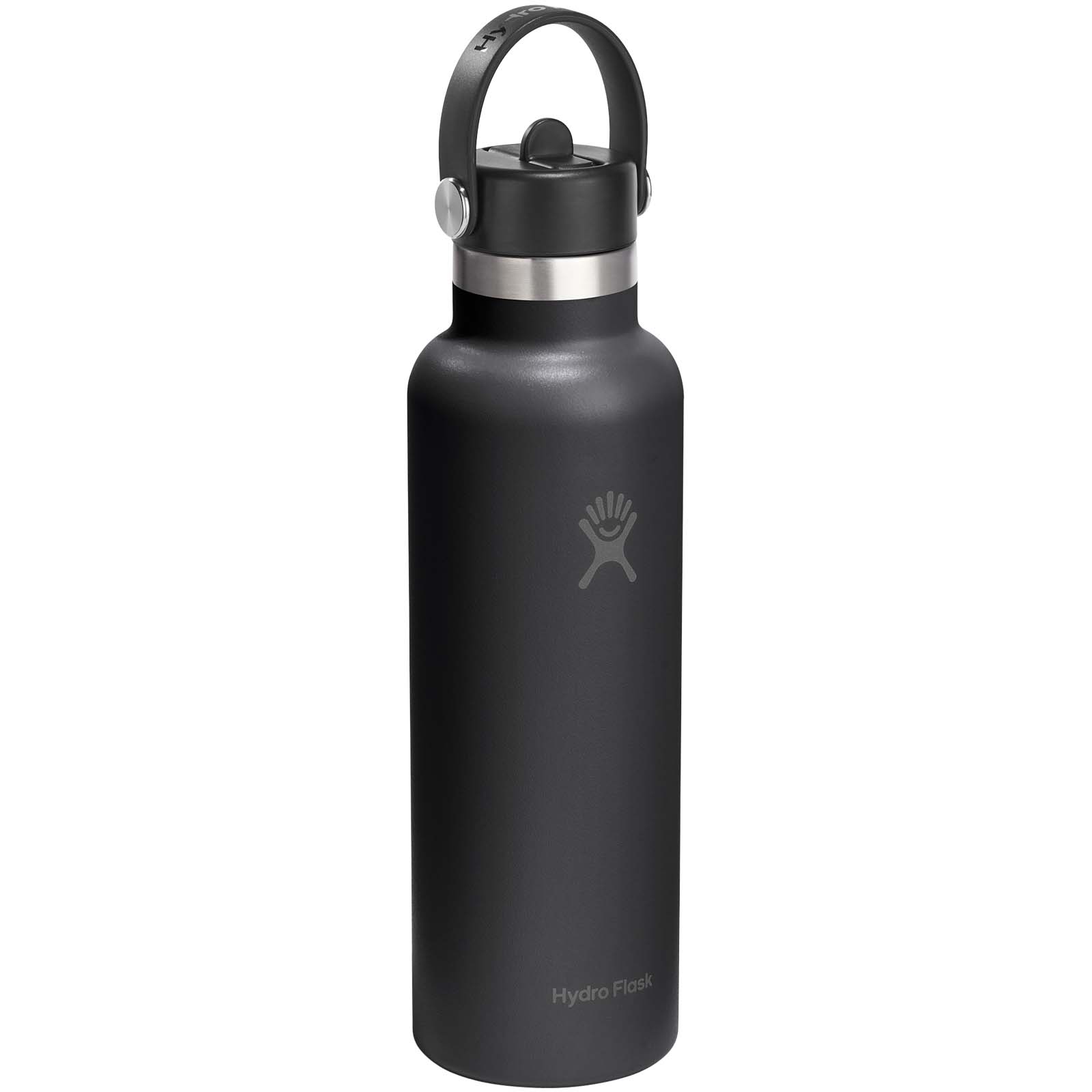 Butelka na wodę Hydro Flask Standard Mouth, pojemność 621 ml, izolowana, ze stali nierdzewnej P181621C czarny Butelka na wodę Hydro Flask Standard Mouth, pojemność 621 ml, izolowana, ze stali nierdzewnej P181621C czarny