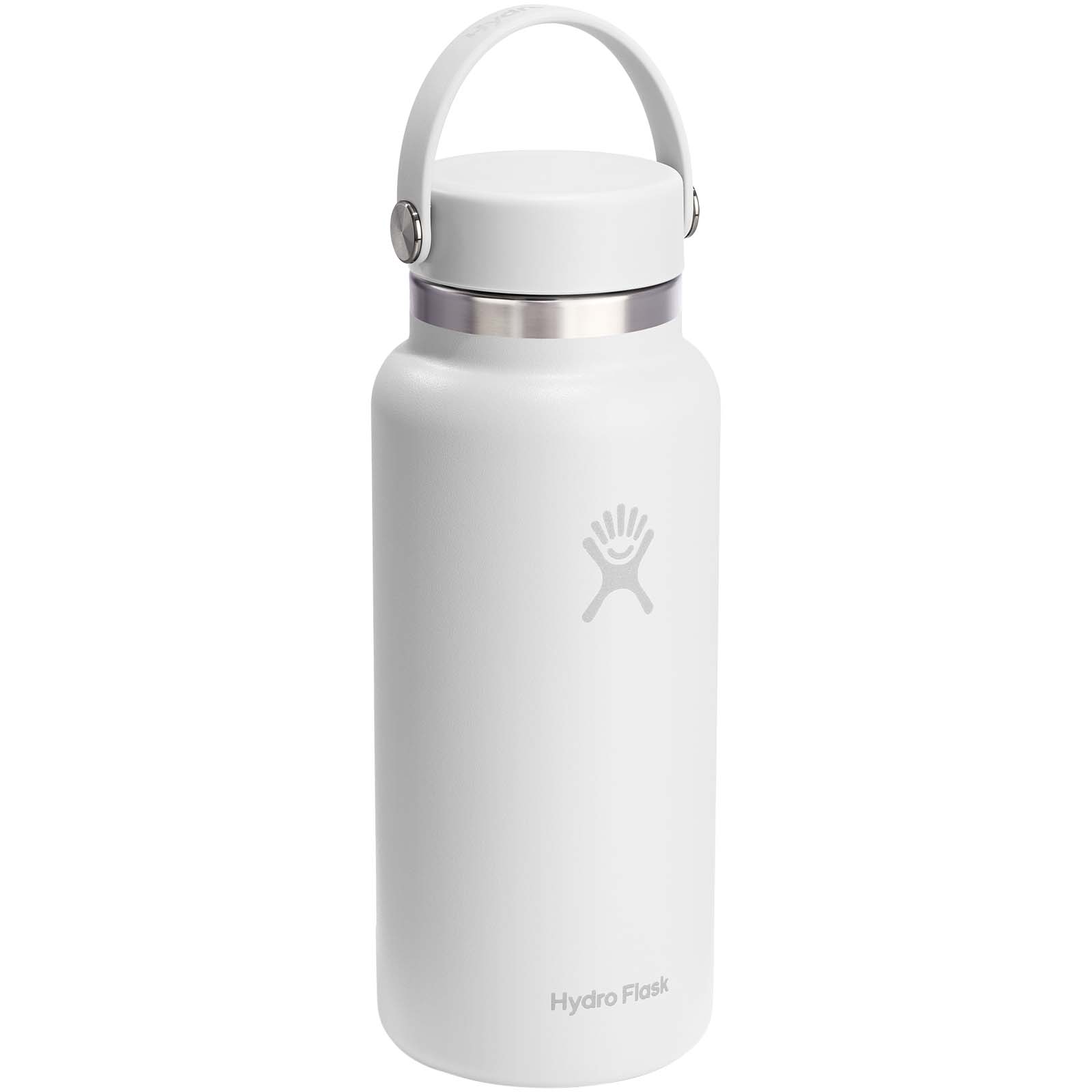 Butelka na wodę Hydro Flask Wide Mouth, pojemność 946 ml, z izolacją termiczną, wykonana ze stali nierdzewnej P181624C PFC-100991-W