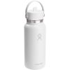 Hydro Flask Wide Mouth 946 ml – termoizolowana butelka na wodę ze stali nierdzewnej, z nakrętką ze słomką P181626C czarny