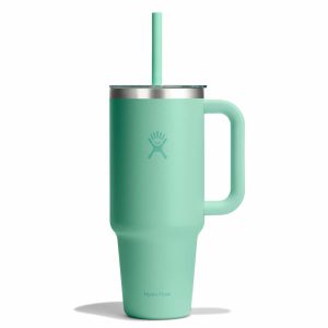 1183 ML TRAVEL TUMBLER CLEAR LID MERMAID GREEN P181875P 