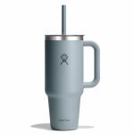 1183 ML TRAVEL TUMBLER CLEAR LID SHALE GRAY P181877P 