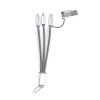 Kabel ładujący Frecles P167057T srebrny Kabel ładujący Frecles P167057T srebrny
