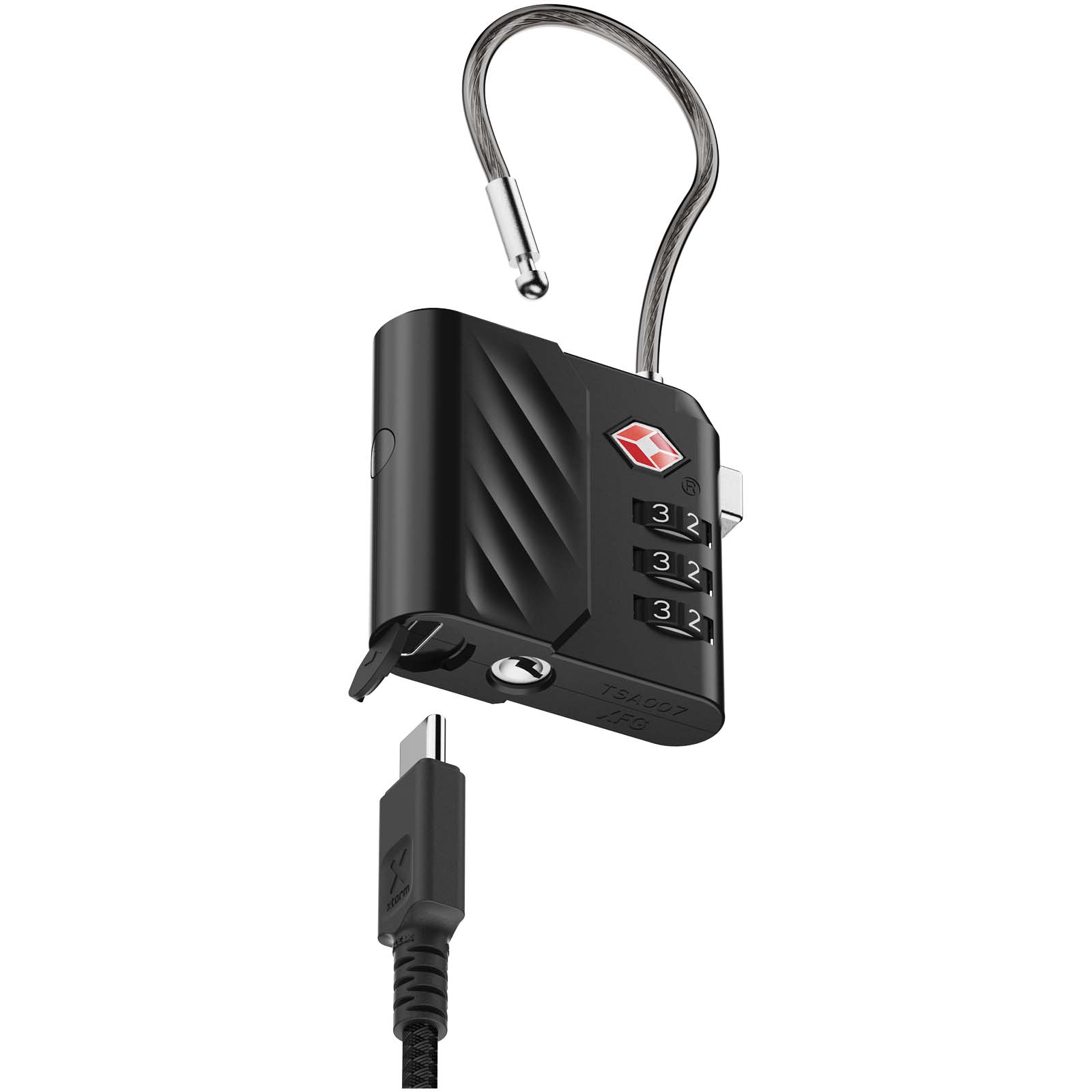 Zamek szyfrowy Xtorm Lock Tag TSA z funkcją lokalizacji P181638C