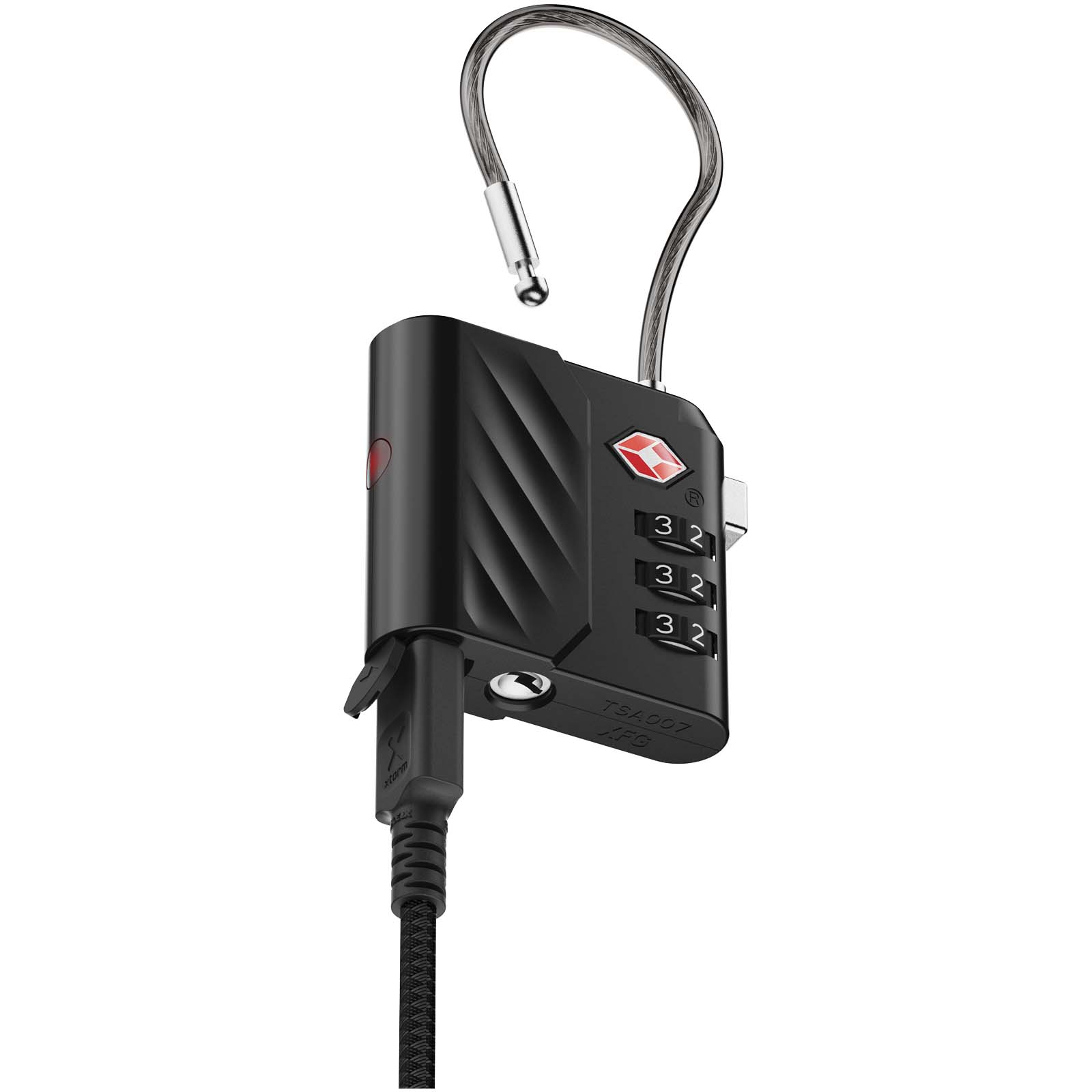 Zamek szyfrowy Xtorm Lock Tag TSA z funkcją lokalizacji P181638C