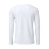 Biały T-shirt dla dorosłych Koszulka Iconic z długim rękawem P182410T