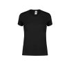 Damski kolorowy T-shirt Iconic P182428T czarny Damski kolorowy T-shirt Iconic P182428T czarny