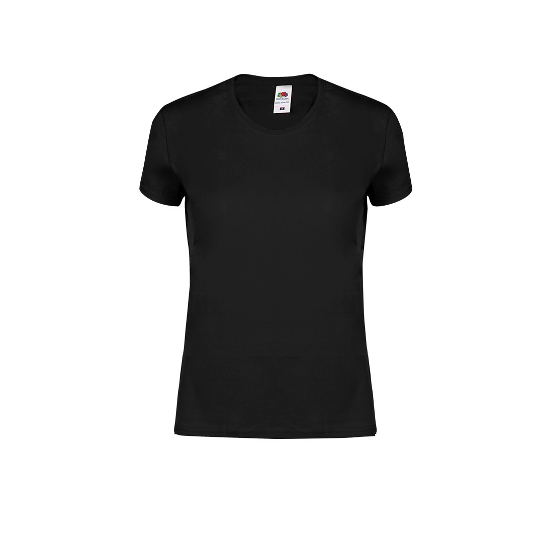 Damski kolorowy T-shirt Iconic P182428T czarny Damski kolorowy T-shirt Iconic P182428T czarny