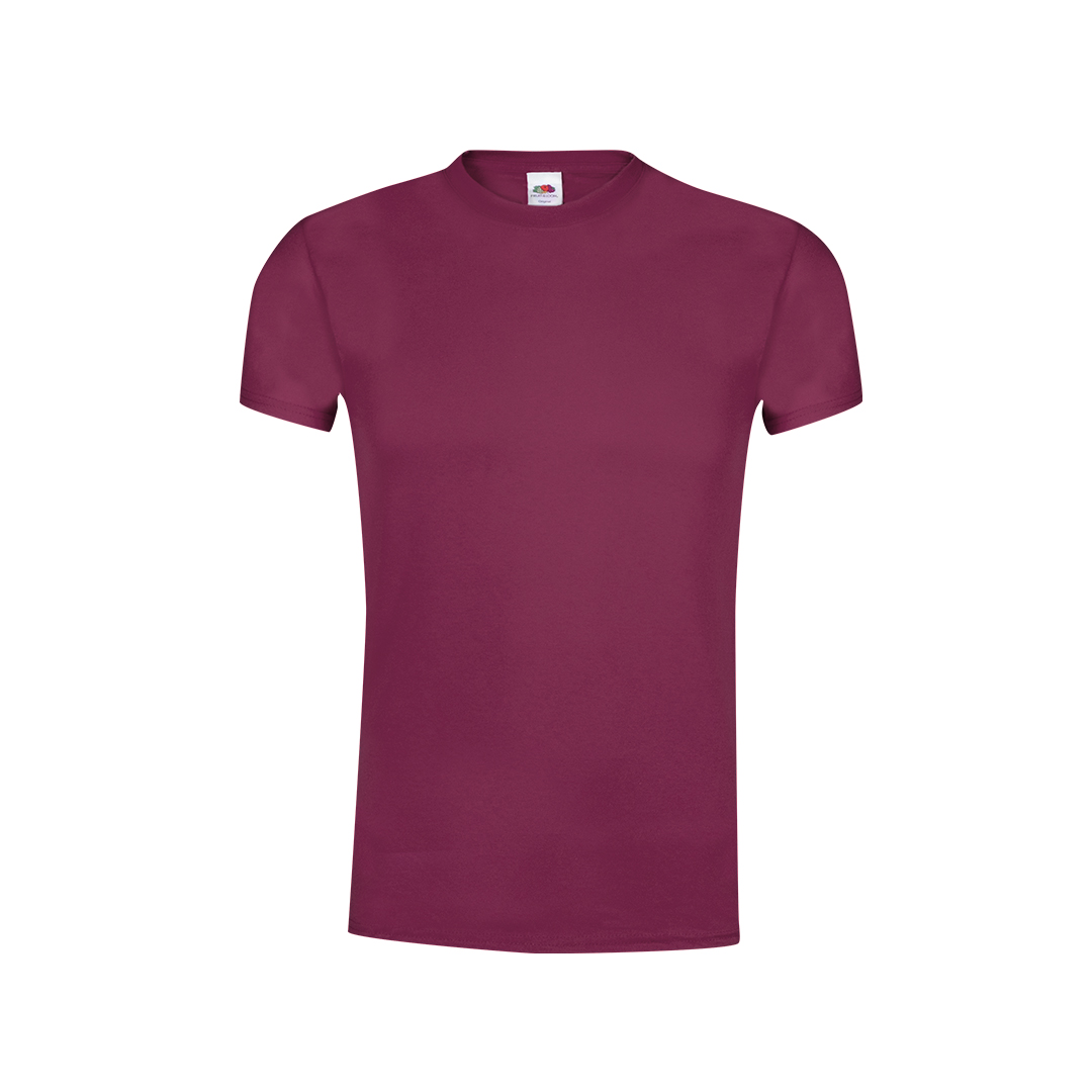 Kolorowy T-shirt dla dorosłych Original T P182436T bordowy Kolorowy T-shirt dla dorosłych Original T P182436T bordowy